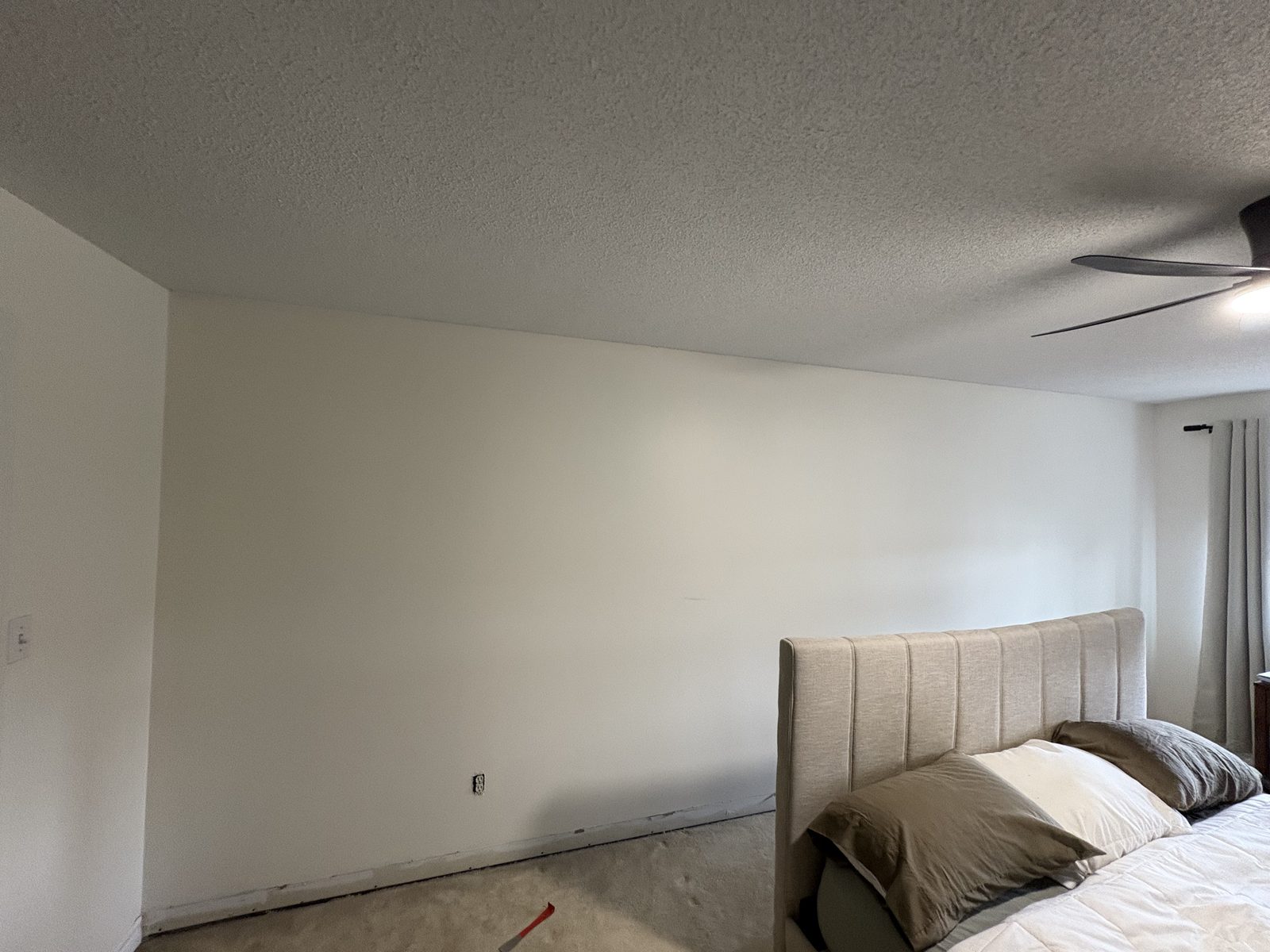 Bedroom Accent Wall — Before
