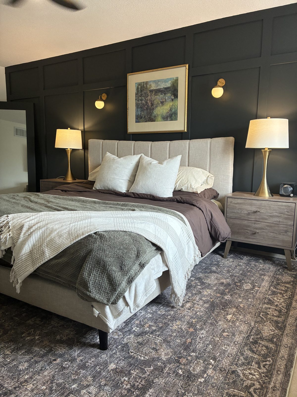 Bedroom Accent Wall — After