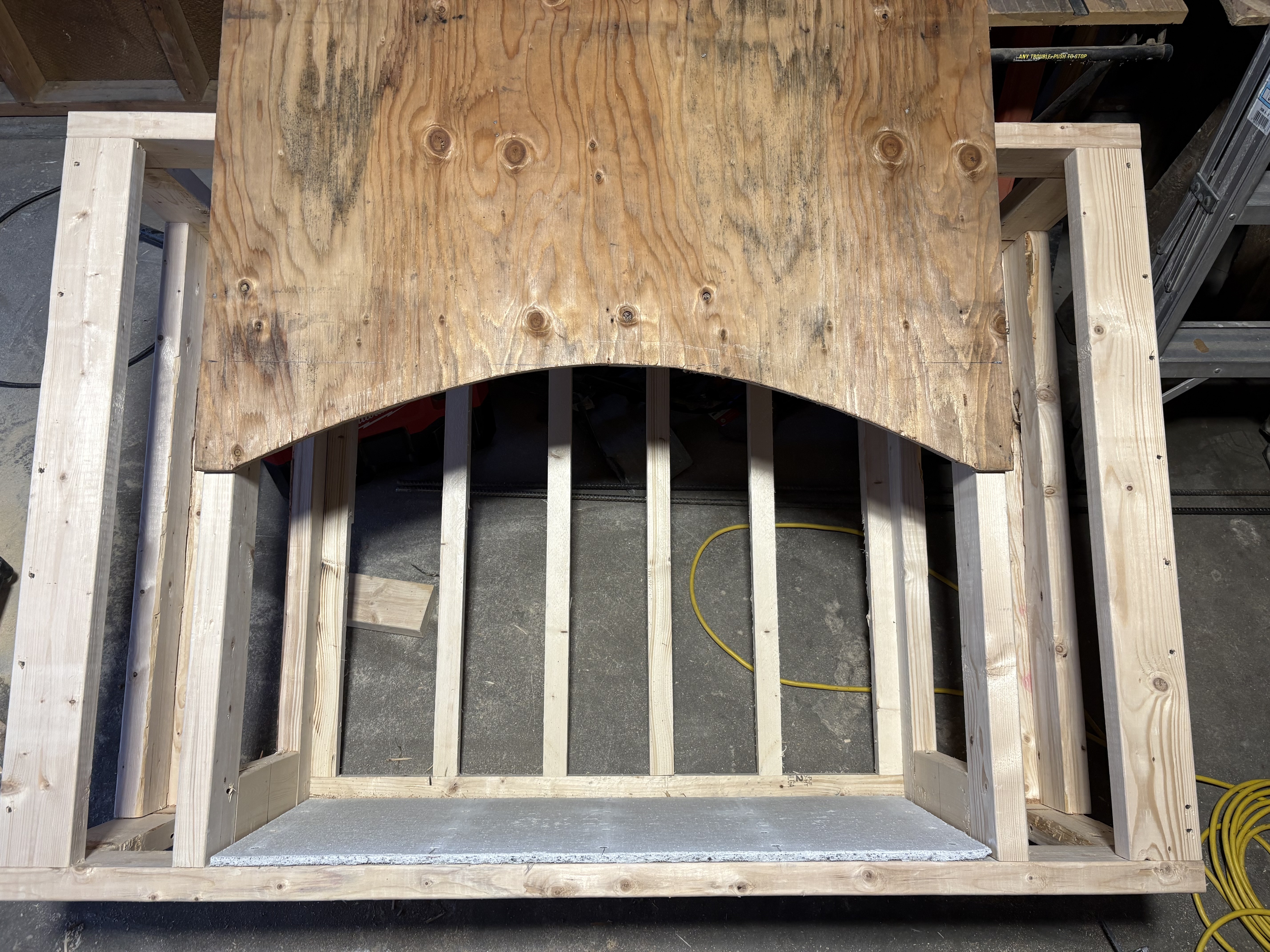 Fireplace Mantel — Framing