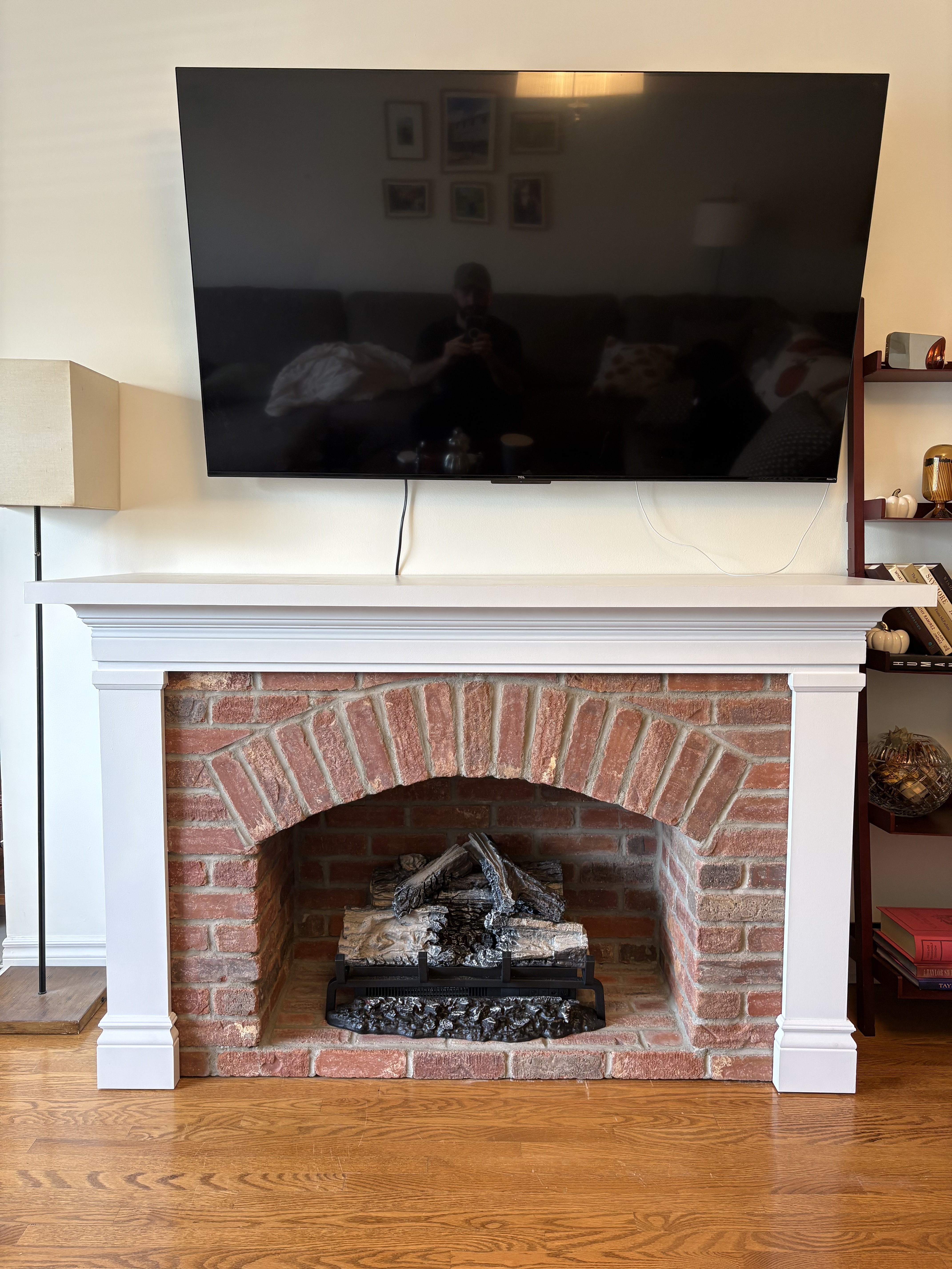 Fireplace Mantel — After