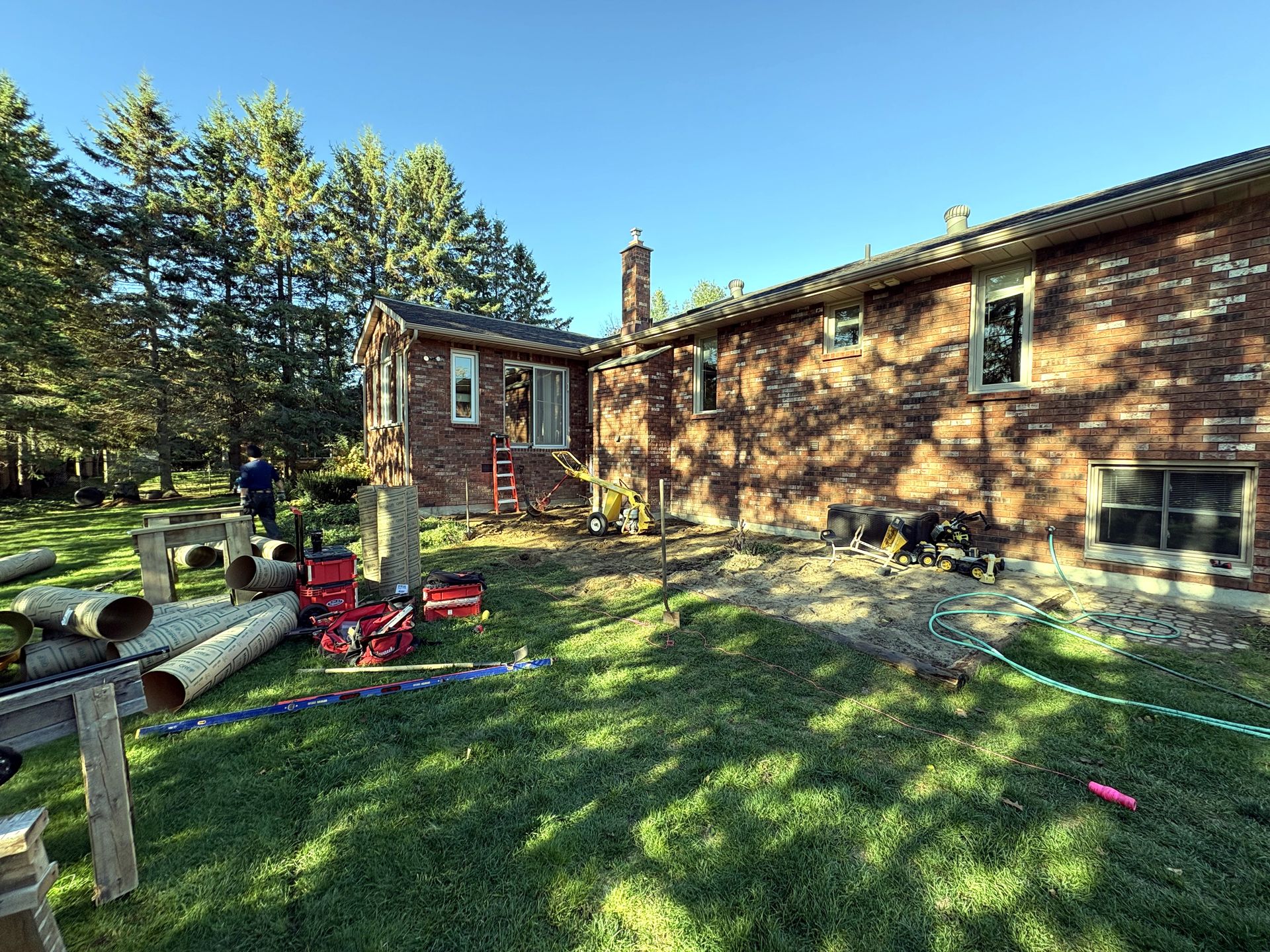 Raised Bungalow Deck — Before