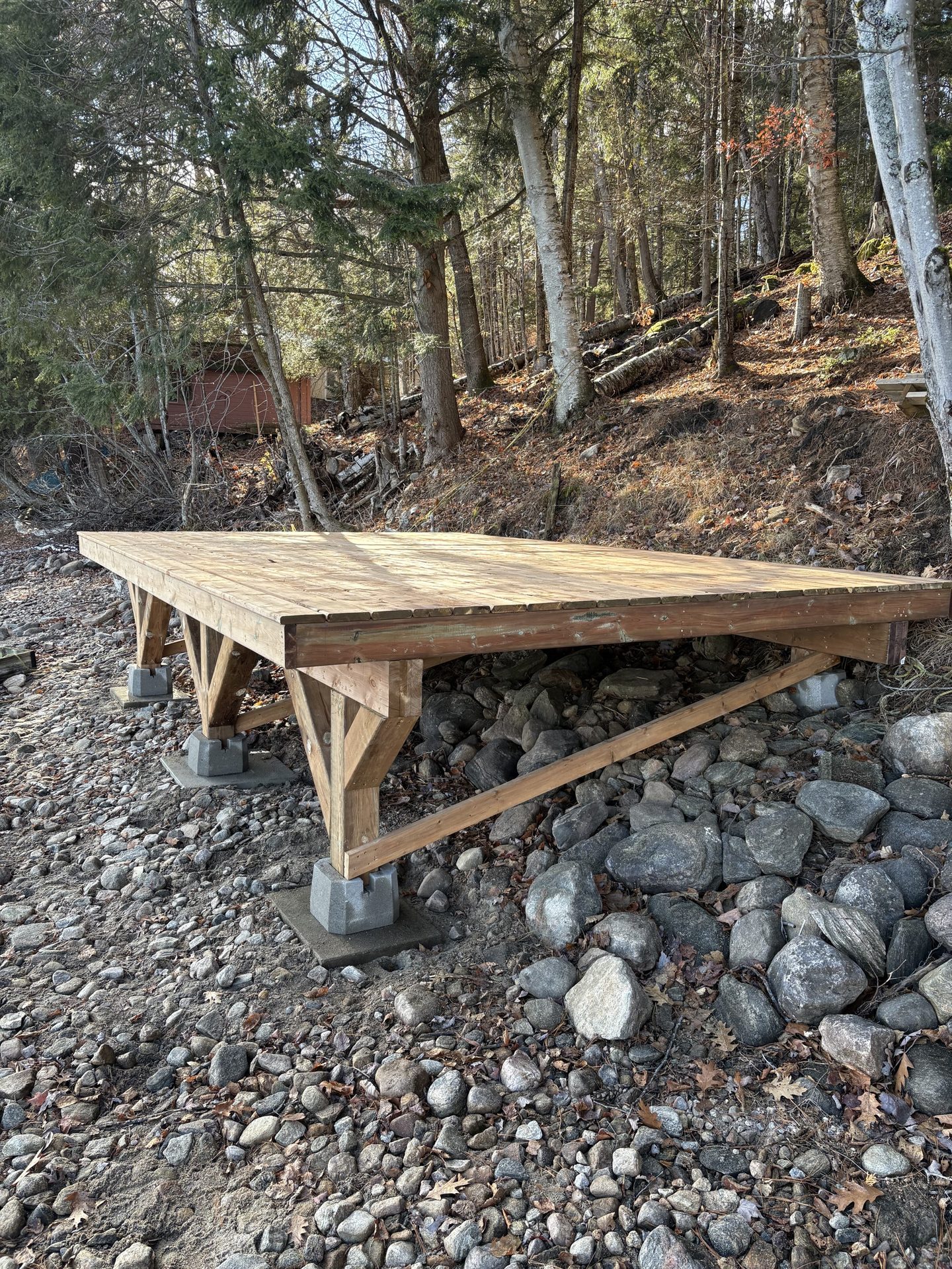 Cottage Deck Build — After