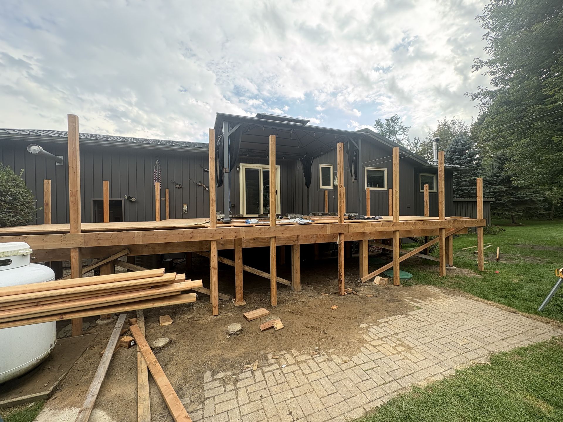 Elevated Deck Replacement — During