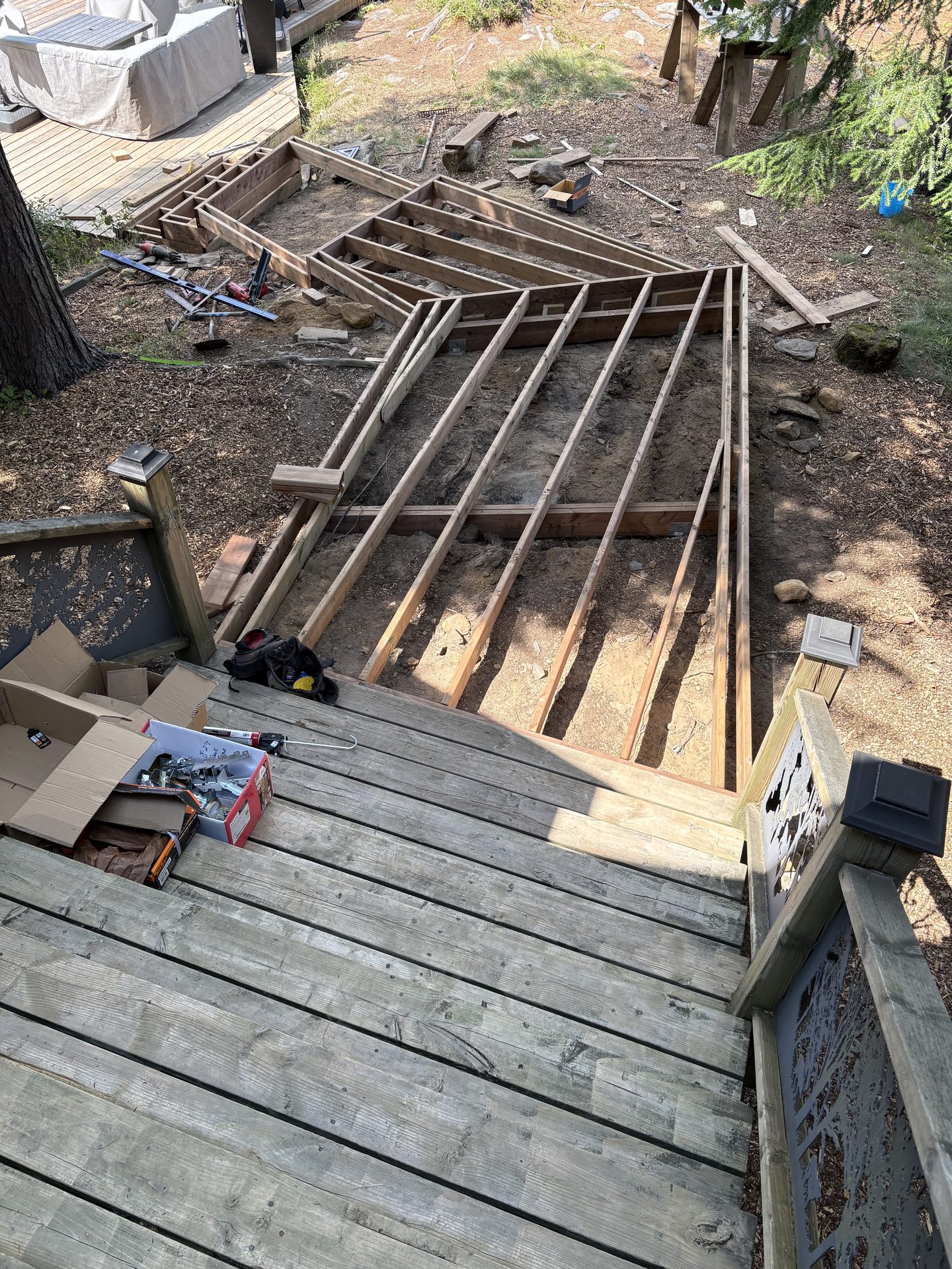 Deck-to-Dock Walkway — During