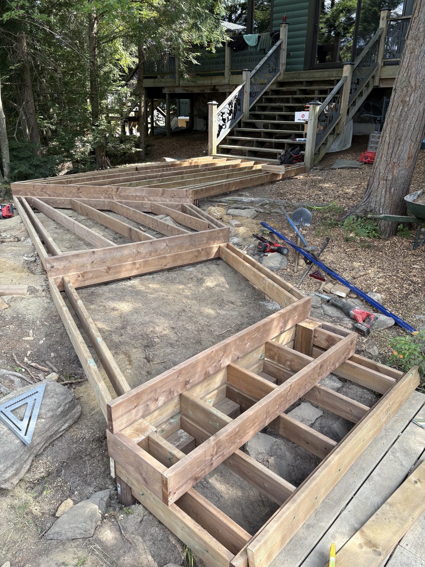 Deck-to-Dock Walkway — During