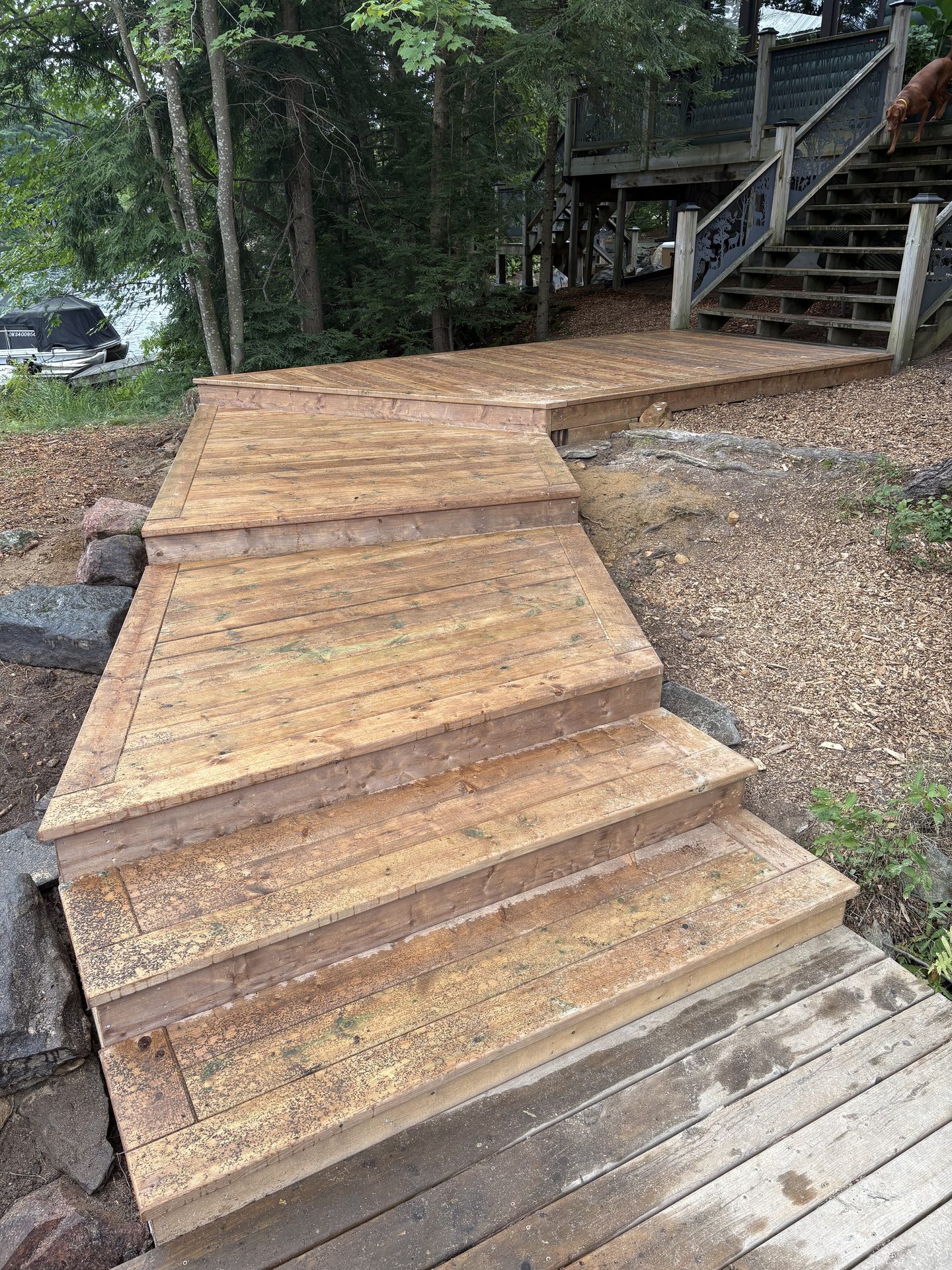 Deck-to-Dock Walkway — After