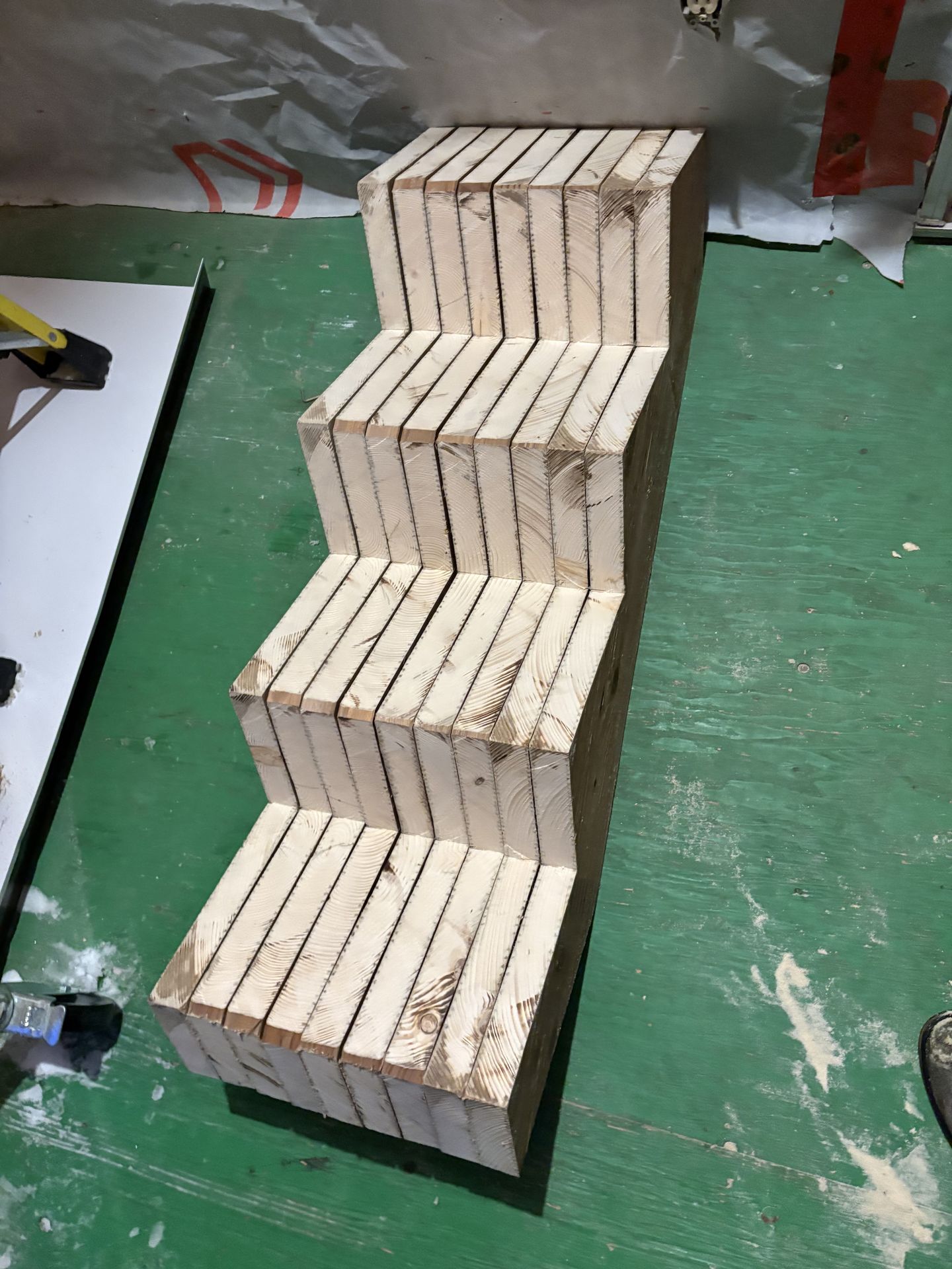 Exterior Stair Build — During