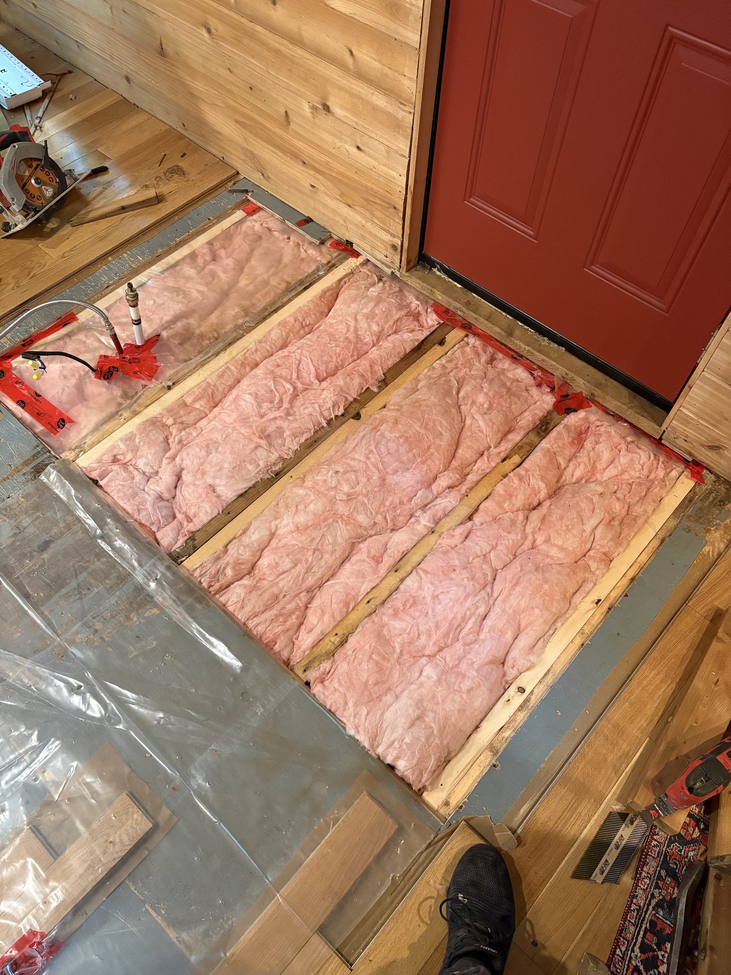 Cottage Floor Replacement — During