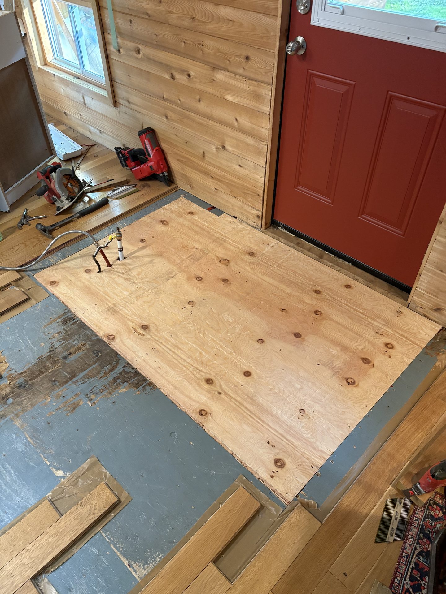 Cottage Floor Replacement — During