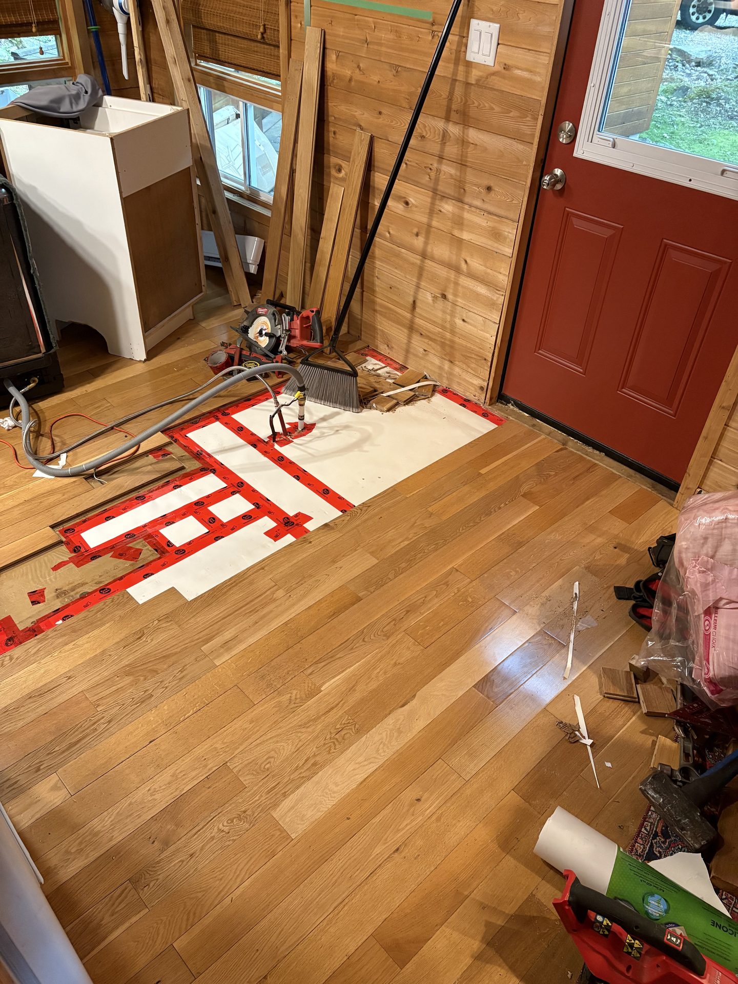 Cottage Floor Replacement — During