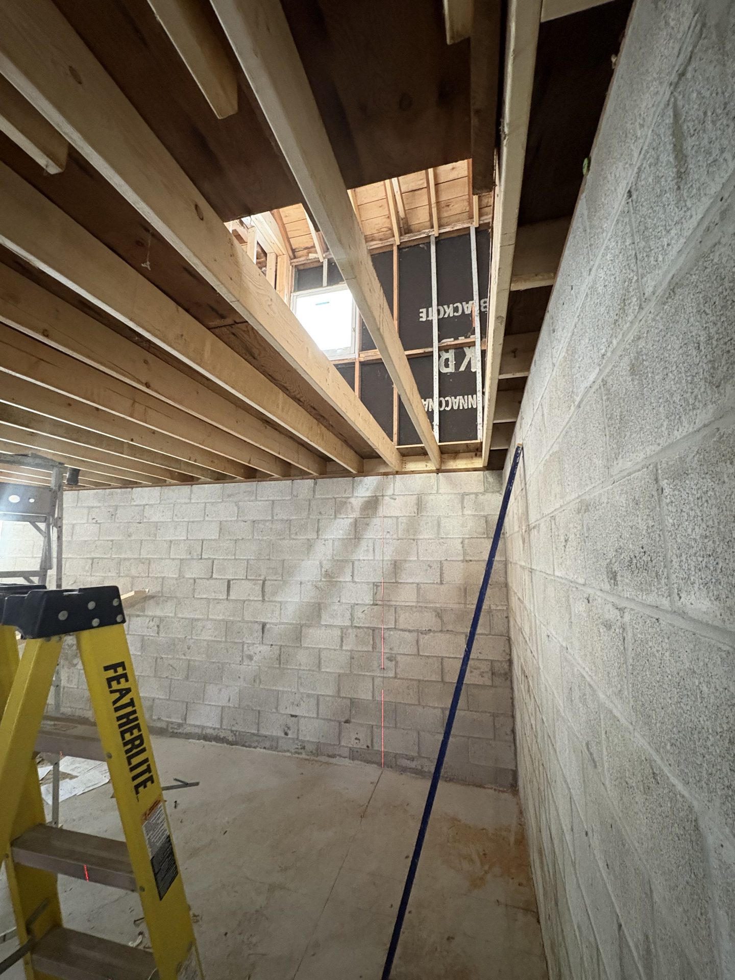 Basement Stair Framing — Framing