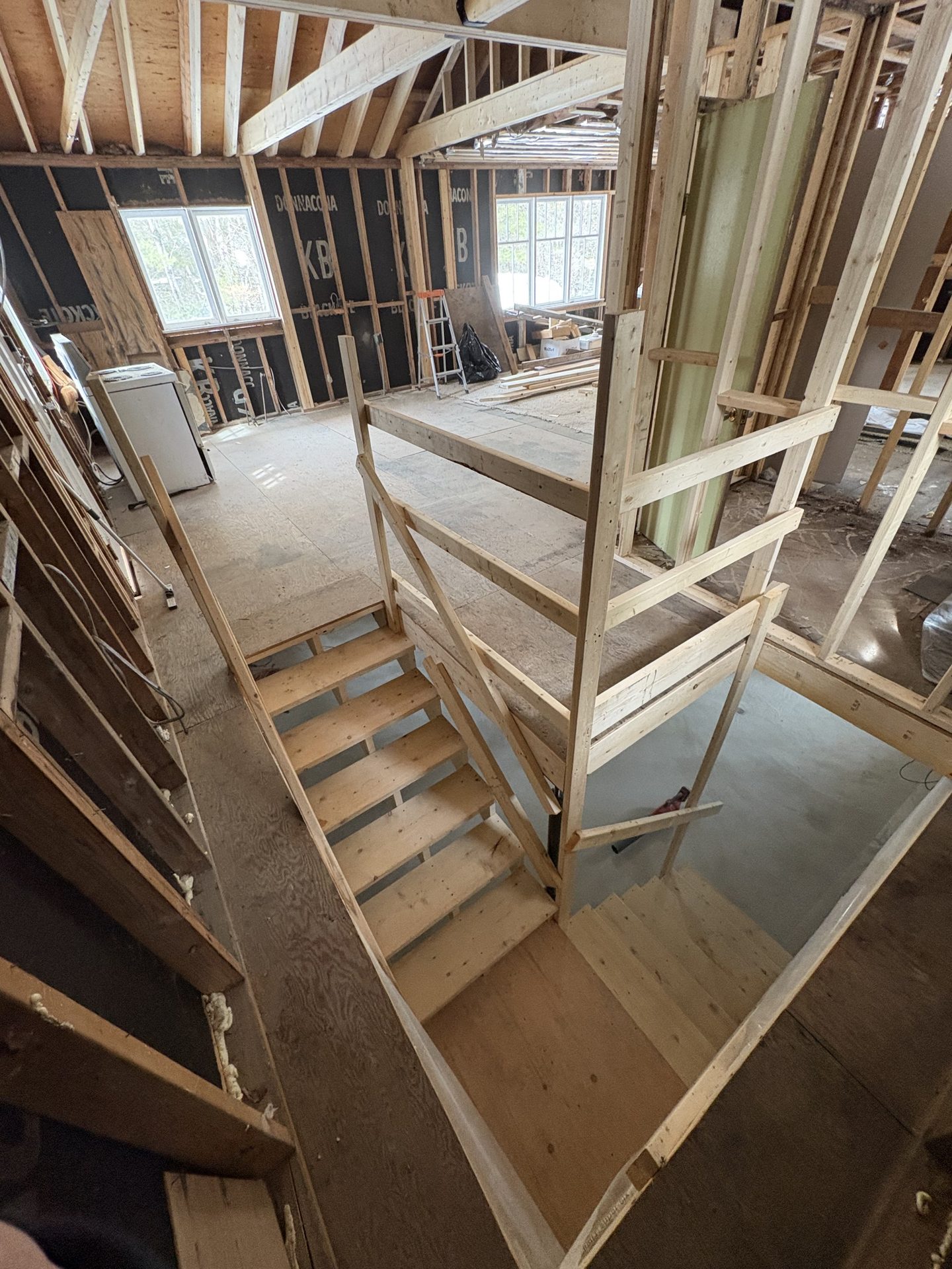 Basement Stair Framing — Framing